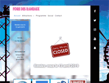 Tablet Screenshot of foiredesrameaux.com